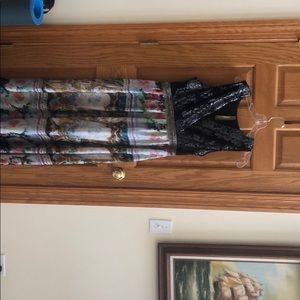 Cute spring floor length dress